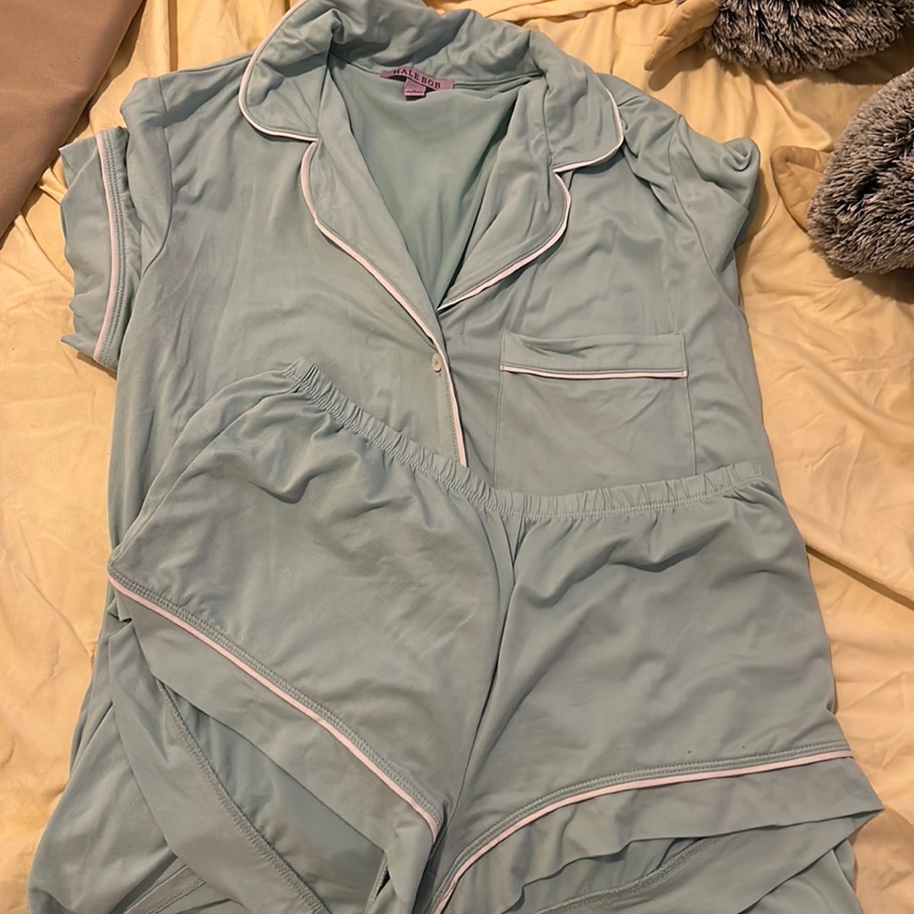 Hale bob teal pijama set